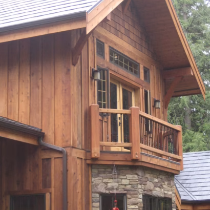 Wood Siding House
